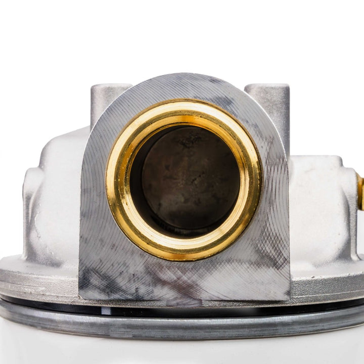 ADAM BY PIUSI Filter DN32 (1.25") BSP F 100lpm with Pressure Gauge Particulate and Water Removal - GO Industrial - FT10XA