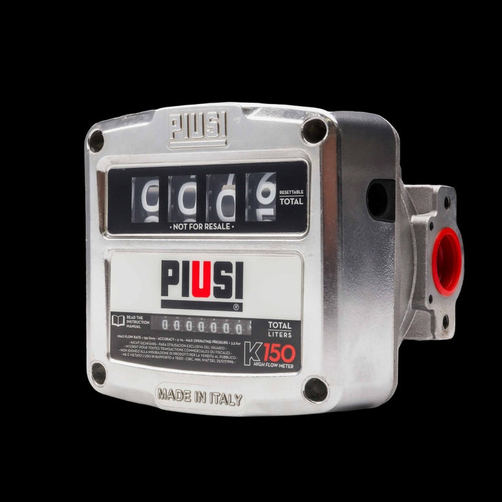 ADAM BY PIUSI K150 ATEX Mechanical Meter DN25 FF 25 - 150lpm Litre Display - GO Industrial - F00555D00